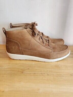 Vionic Tan Shoe Leather Boot Lightweight Sz 11